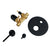 LUCID PIN Round Matte Black Shower/Bath Mixer Diverter(color up)