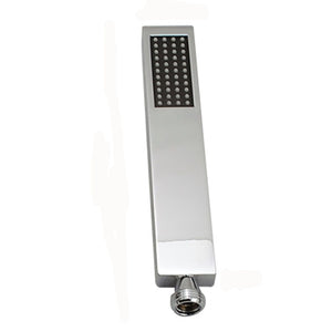 Chrome Brass Square Handheld Shower Spray Head