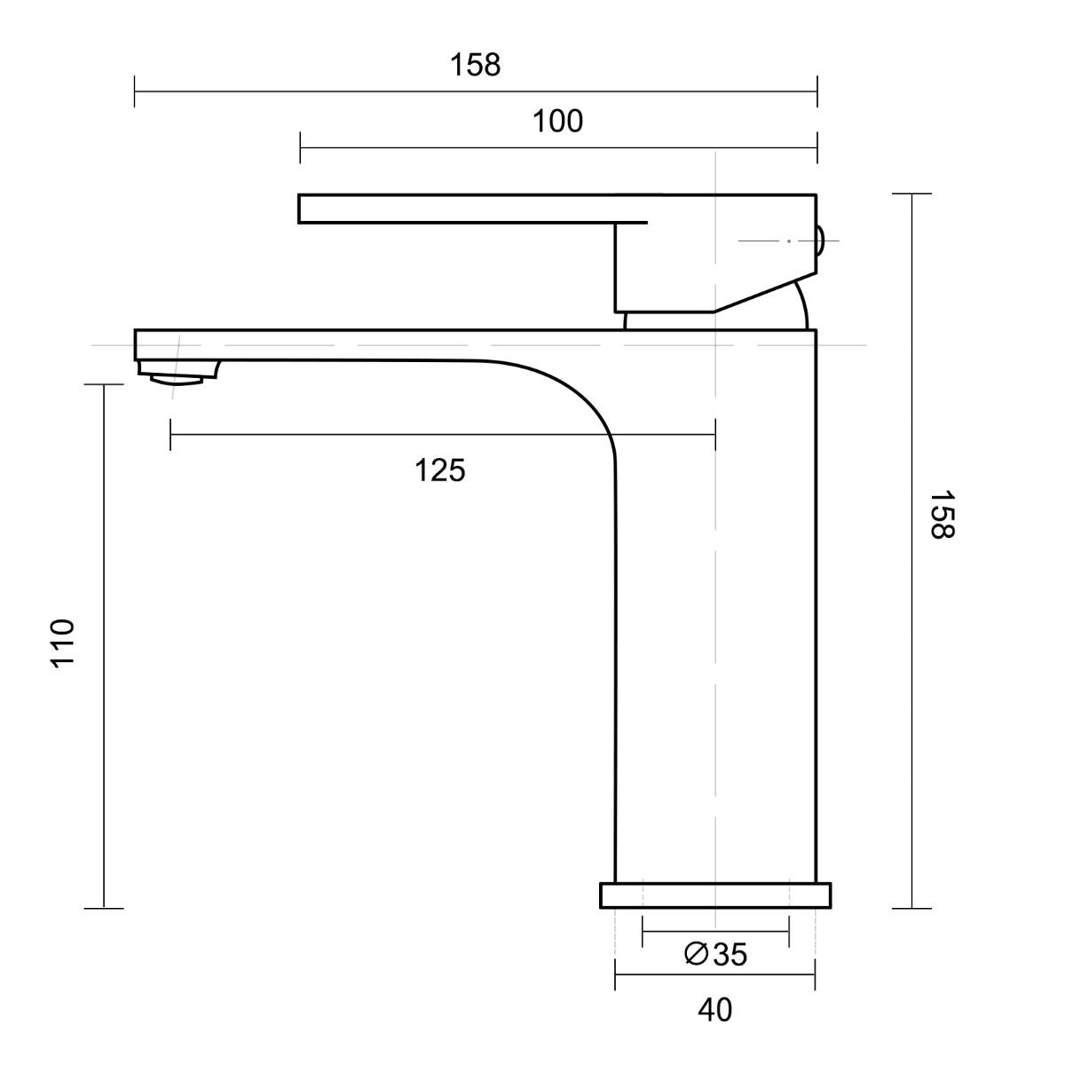 IVANO Series Chrome Basin Mixer