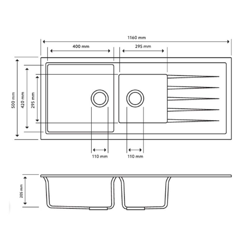 Double Sink Kitchen